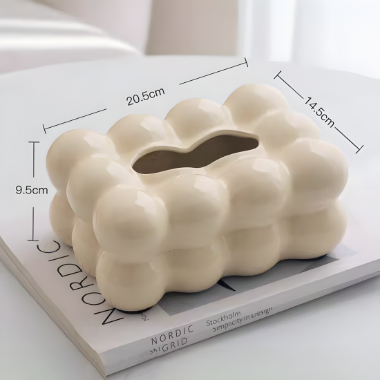 Porcelain Tissue Box